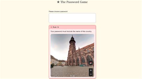 rule 14 password game